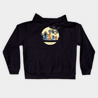 bluey fams cute Kids Hoodie